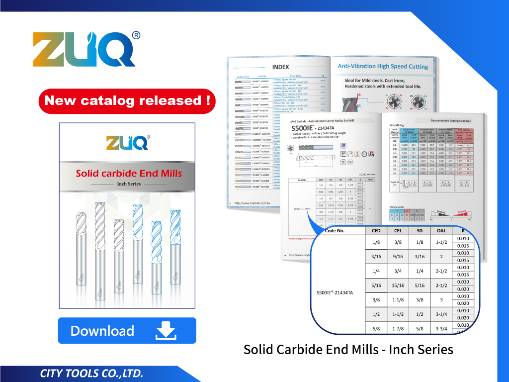 Solid Carbide End Mills - Inch Series was released!